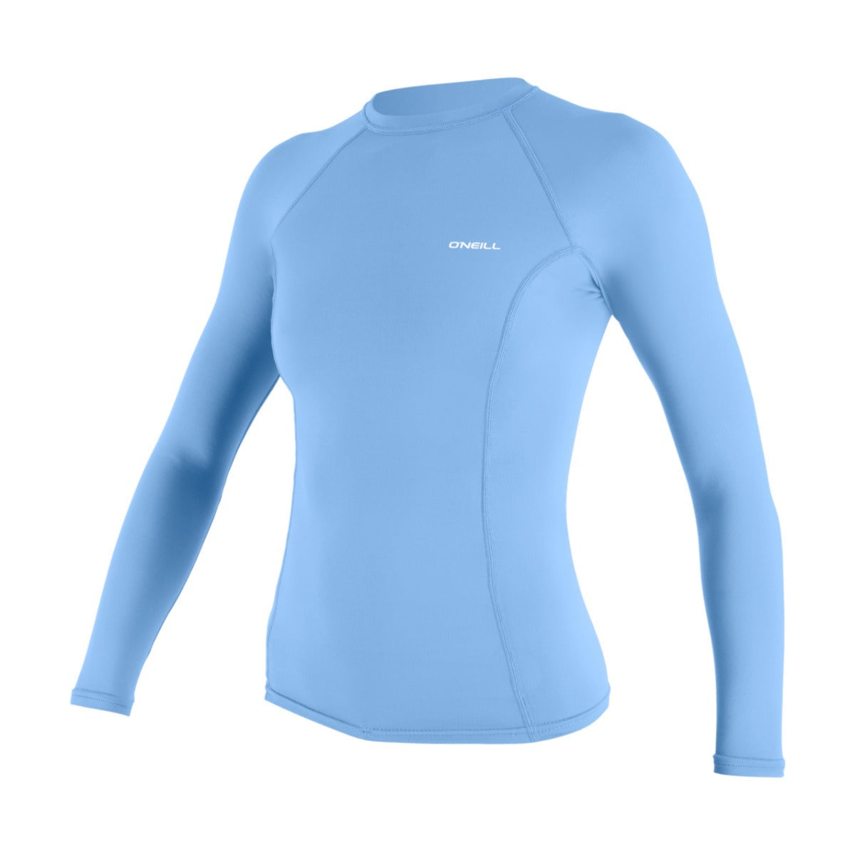 O'Neill Womens Basic Skins Long Sleeve Rash Guard - Azurine