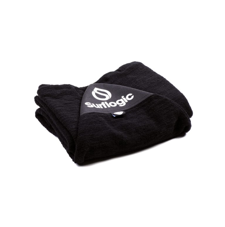Surflogic Stretch Board 5'8" Surfboard Cover - Black - Folded 