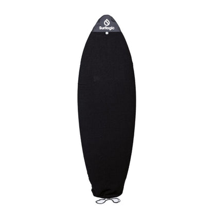 Surflogic Stretch Board 5'8" Fish/Hyrbid Cover - Black - Full View
