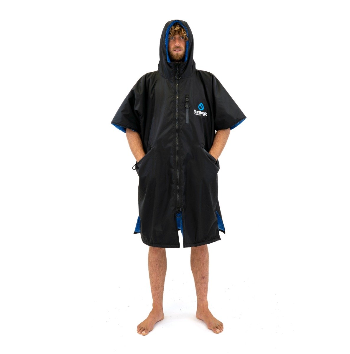 Surflogic Storm Short Sleeve Robe - Black