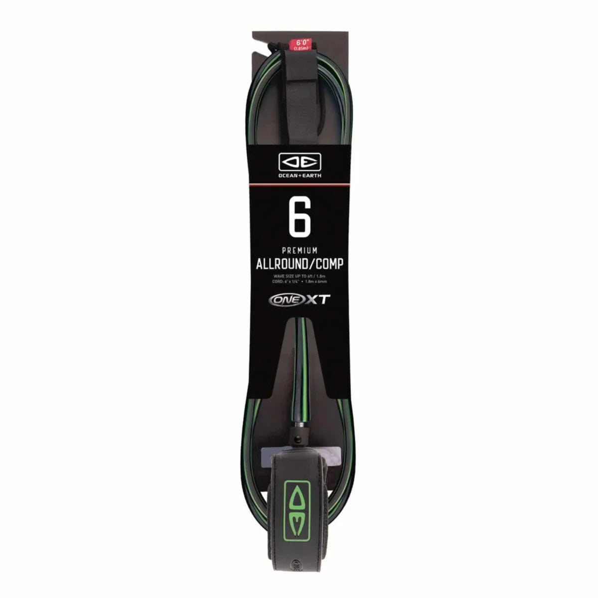 Ocean & Earth OneXT All Round/Comp 6ft 0 Surfboard Leash