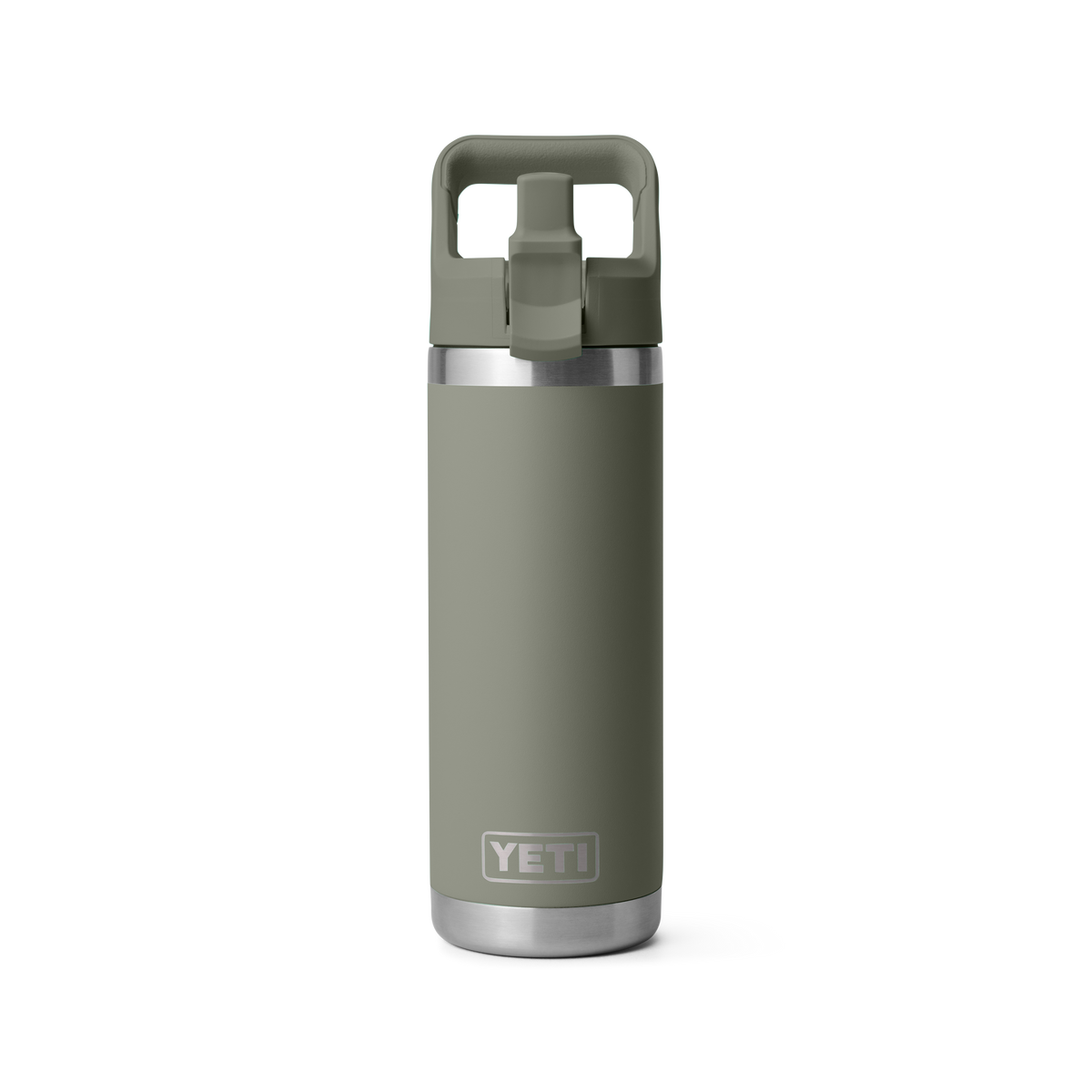 Yeti Rambler 18oz Bottle with Colour-Matched Straw Cap - Pampa Light Green