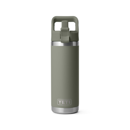 Yeti Rambler 18oz Bottle with Colour-Matched Straw Cap - Pampa Light Green