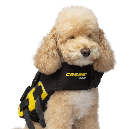 Cressi Dog Life Jacket - Black/Yellow