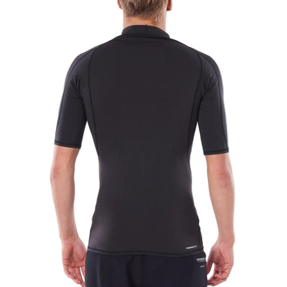Rip Curl Thermopro Short Sleeve Thermal Rash Vest - Black