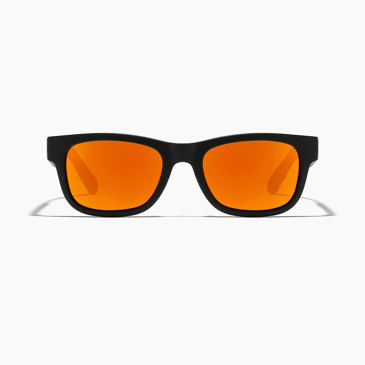 Ritual Vision Bad Habit Polarised Sunglasses in Matte Black / Orange Reflective