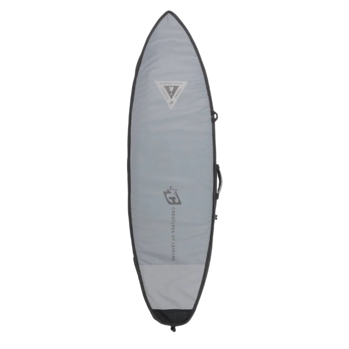 Creatures Of Leisure Shortboard Double DT2.0 Board Bag - Titanium-Black