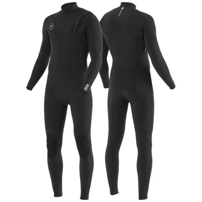 Vissla 7 Seas 3/2mm Chest Zip Wetsuit - Black