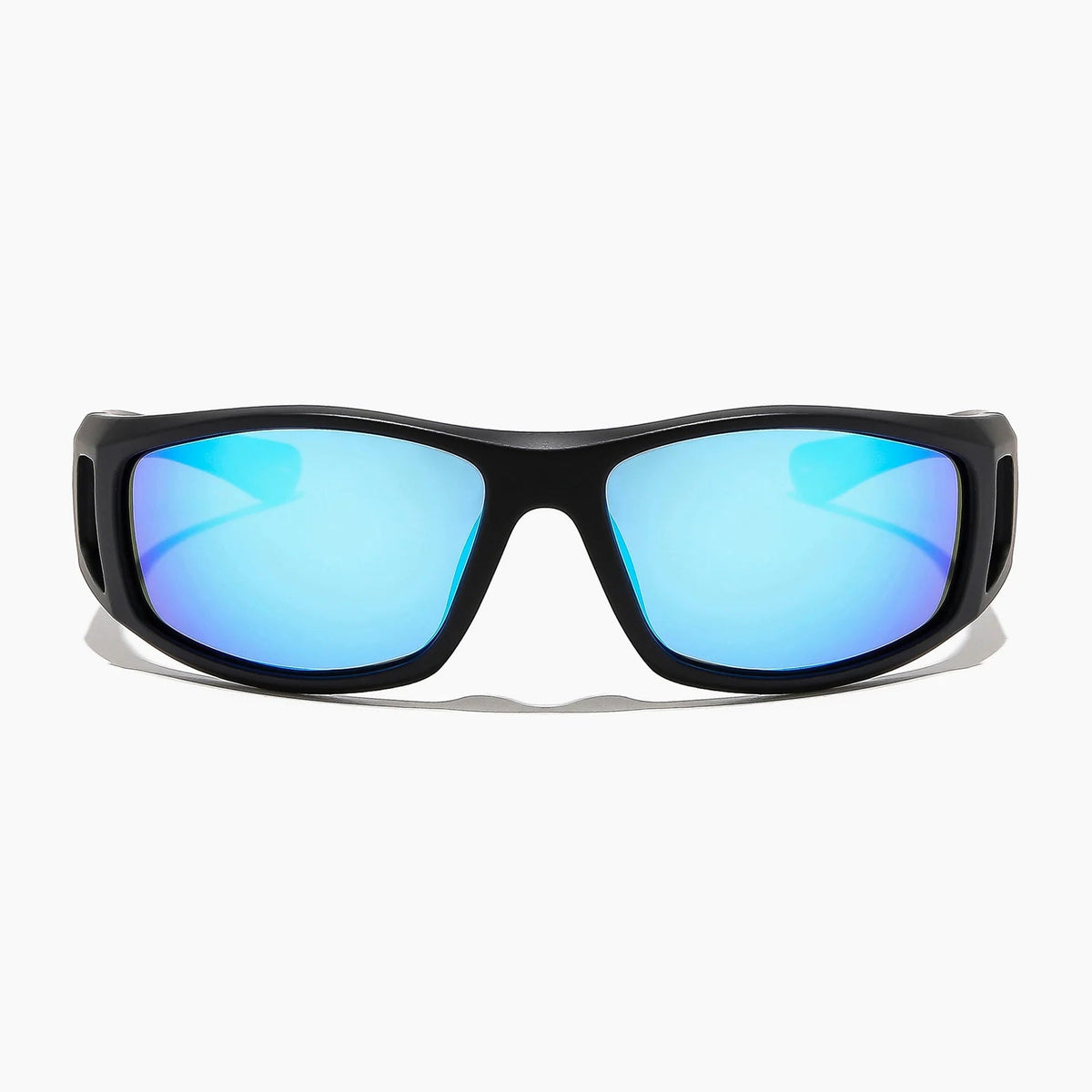 Ritual Dragster Sunglasses - Matte Black / Blue Reflective