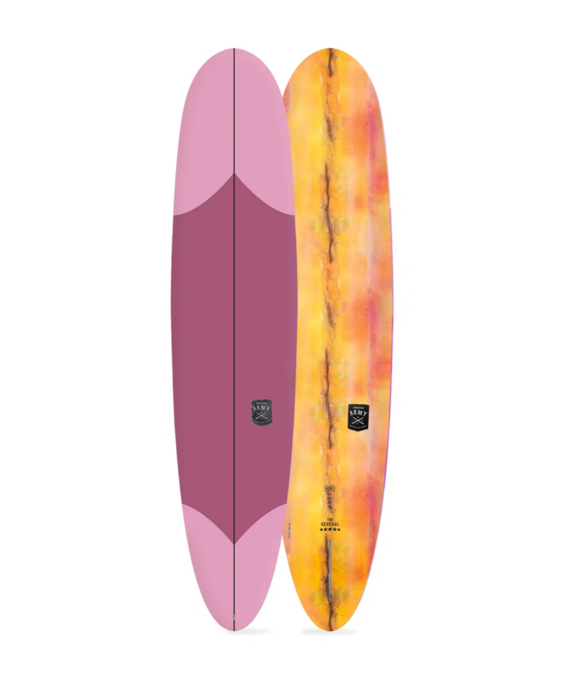 Ocean & Earth The General Epoxy Soft Surfboard - Mauve - 9FT0