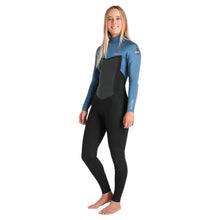 C-Skins NuWave Surflite 3/2mm Womens GBS Back Zip Steamer 2026 - Black/Steel Blue