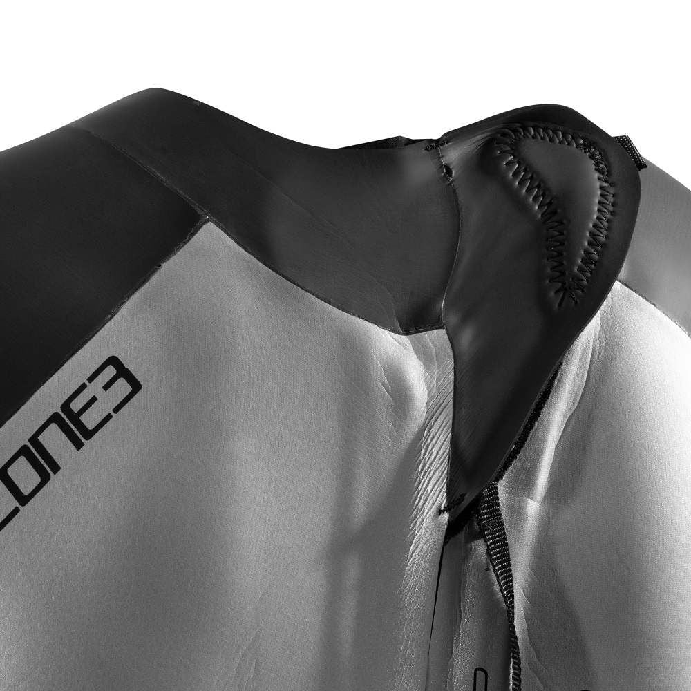 ZONE3 Agile Men's Open Water Swim Wetsuit - Black / Silver