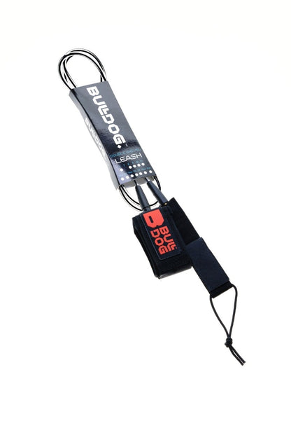 Bulldog 8ft 0 Ankle Surf Leash - Black/Red