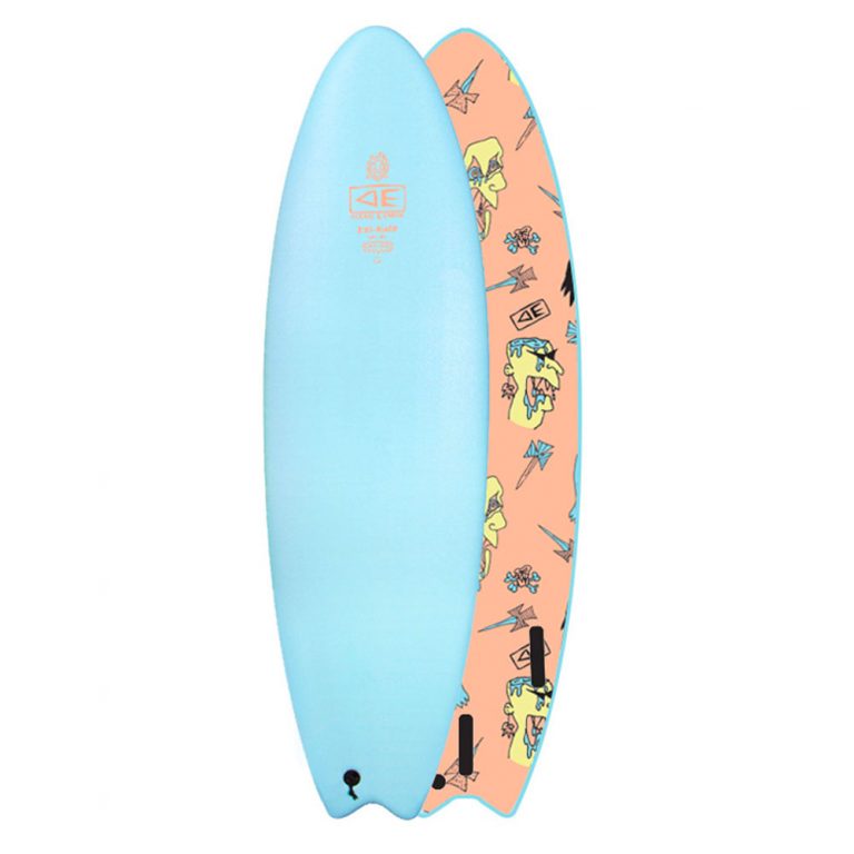 Ocean & Earth Ezi Rider 6ft Softboard - Brains Blue - Full View