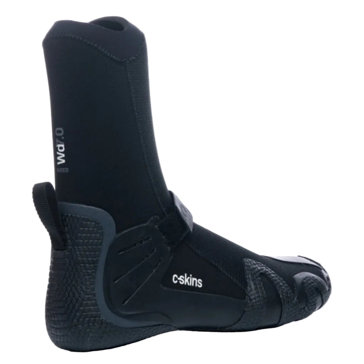 C-Skins Wired 7mm Round Toe Boots - Black