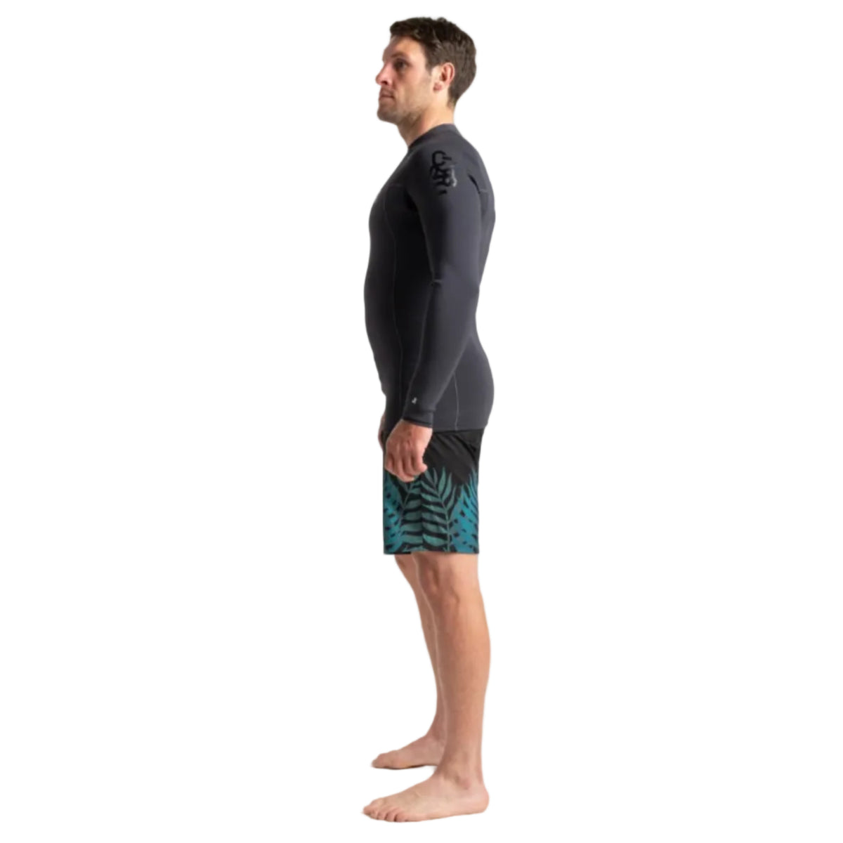 C-Skins 2/2mm Long Sleeve Vest in Black