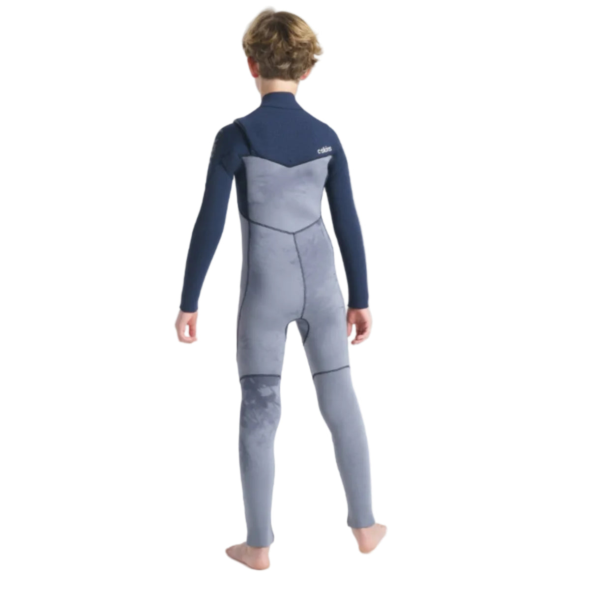 C-Skins Session 5/4mm Chest Zip Kids Wetsuit 2024 - Black Tie Dye