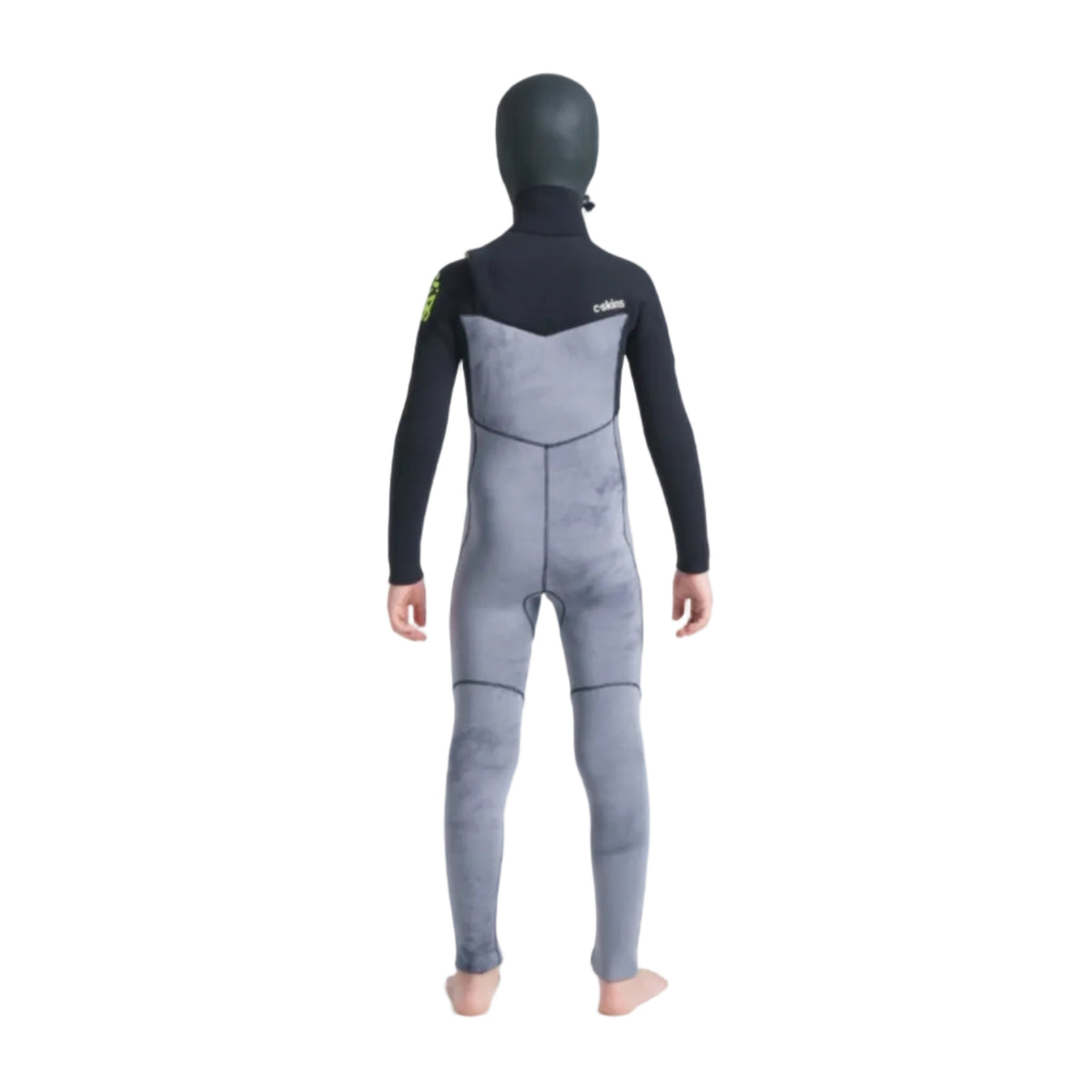 C-Skins Session 5/4mm Youth Hooded Wetsuit 2025 - Black Tie Dye