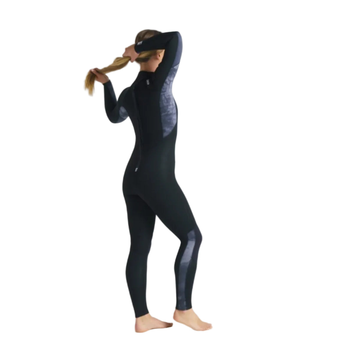 C-Skins Surflite 5/4mm Women's Back Zip Wetsuit 2025 - Black / Tie Dye