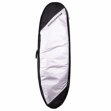 Ocean and Earth Double Compact 6ft6  Short Board Cover - Silver - Full View