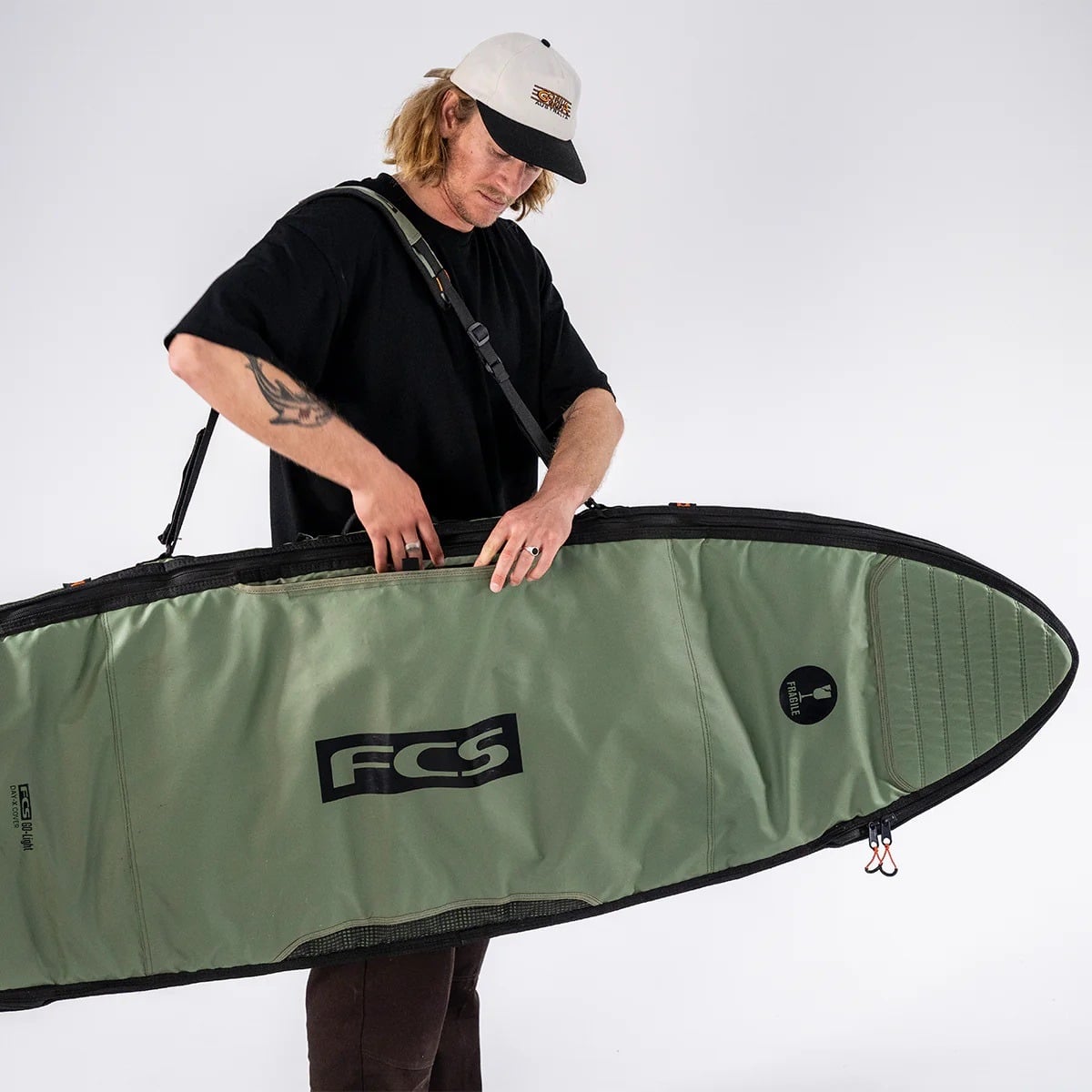 FCS Day-X Longboard Board Bag - Alpine