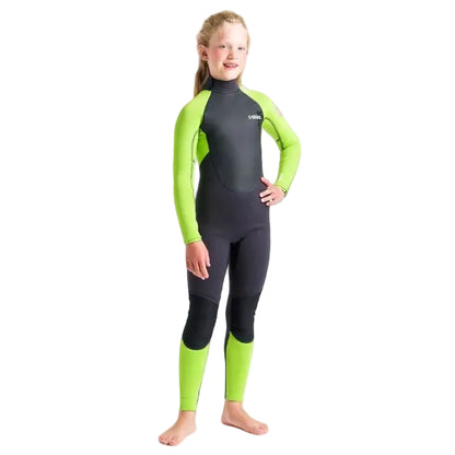 C-Skins Element 3/2mm Kids Wetsuit 2026 - Anthracite / Lime
