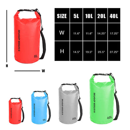 OA 40 Litre Roll Top Dry Bag - Green