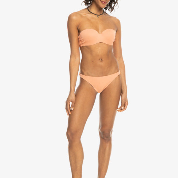 Roxy Love Rib The Beach Vibe Women's Bikini Top - Salmon