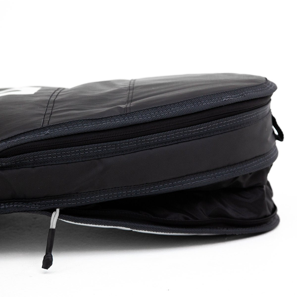 FCS Travel 1 Longboard Cover - Black/Grey