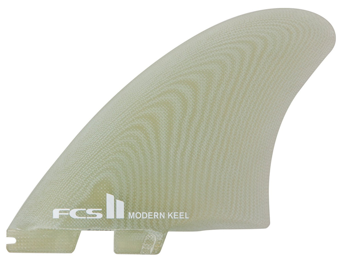 FCS II Modern Keel PG Twin Fins - Clear