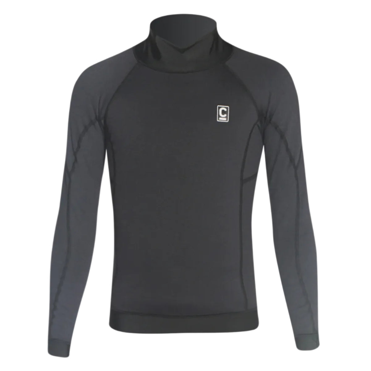 C-Skins HDI Long Sleeve Thermal Youth Rash Vest - Black