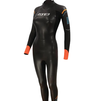 Zone3 Aspect Womens 'Breaststroke' Wetsuit - Black - Front