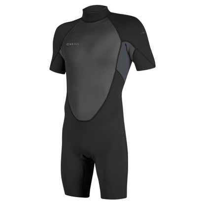 O'Neill Reactor-2 2mm Back Zip Shorty in Black / Graphite