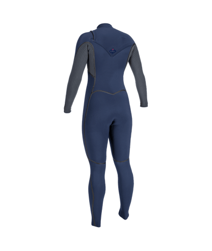 O'Neill Hyperfreak Fire 3/2mm Women's Chest Zip Wetsuit - Navy/Shade