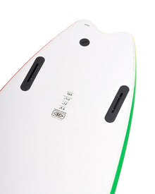 Ocean & Earth 5ft 6 MR Ezi Rider Twin Fin Foam Surfboard - Rasta