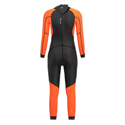 Orca Vitalis Hi-Vis Womens Openwater Wetsuit - Black/Orange