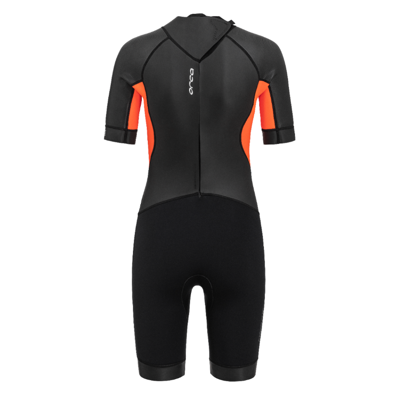 Orca Vitalis Womens Openwater Shorty Wetsuit - Black/Orange