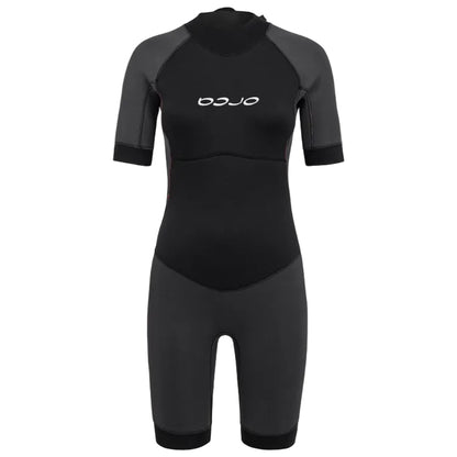 Orca Vitalis Women's Openwater Shorty Wetsuit 2026 - Black/Orange