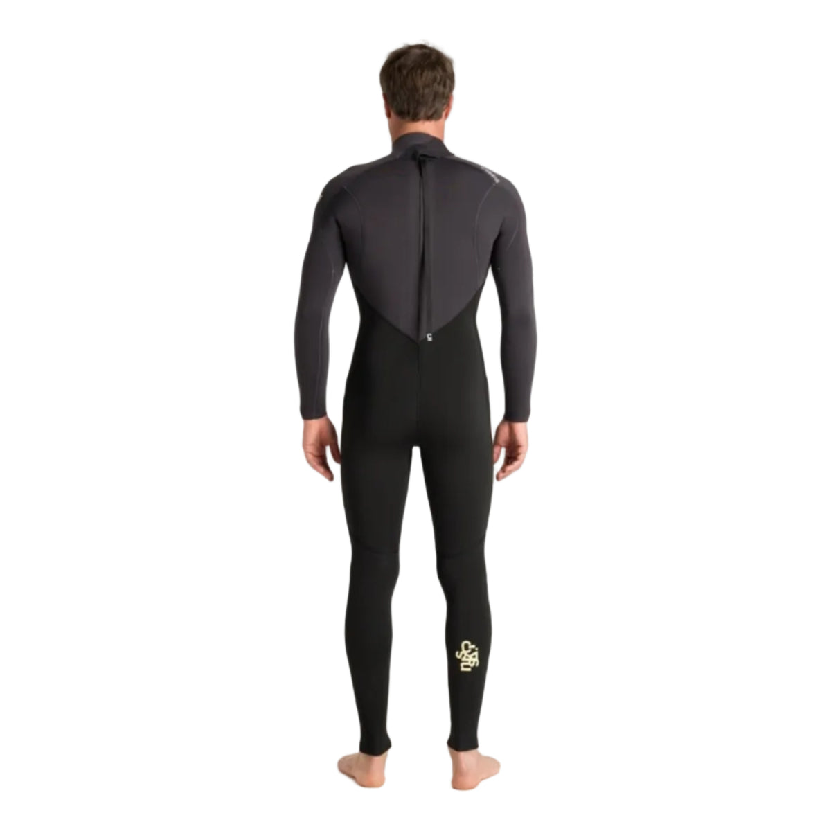 C-Skins NuWave Legend 4/3mm Men's GBS Back Zip Wetsuit 2026 - Black/Meteor/Yellow