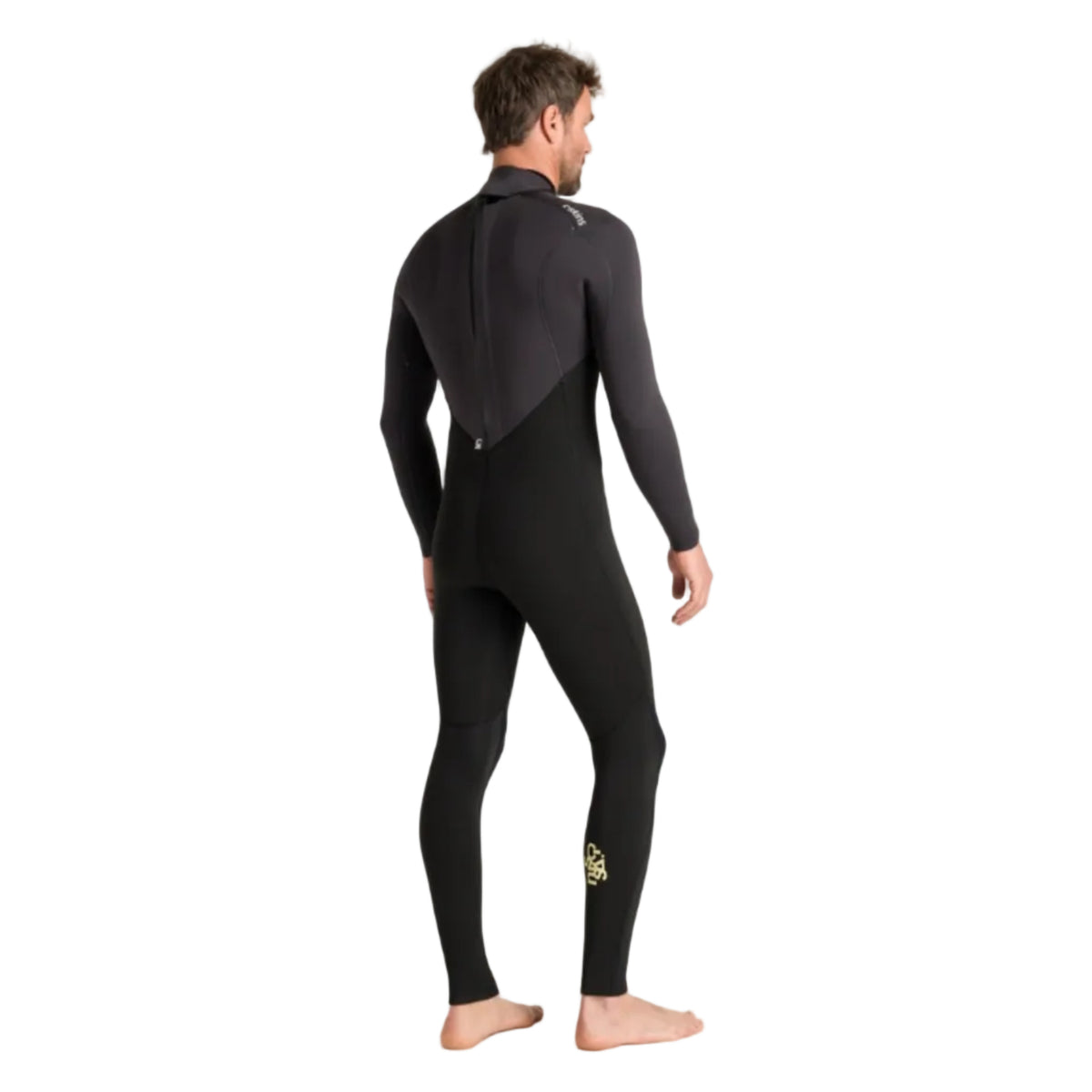 C-Skins NuWave Legend 4/3mm Men's GBS Back Zip Wetsuit 2026 - Black/Meteor/Yellow