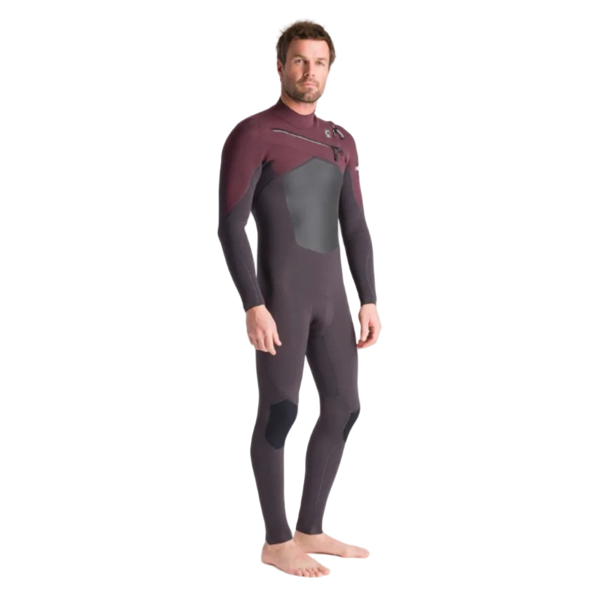 C-Skins NuWave ReWired 4/3mm Men's Chest Zip Wetsuit 2025 - Meteor/Meteor X/Rust X
