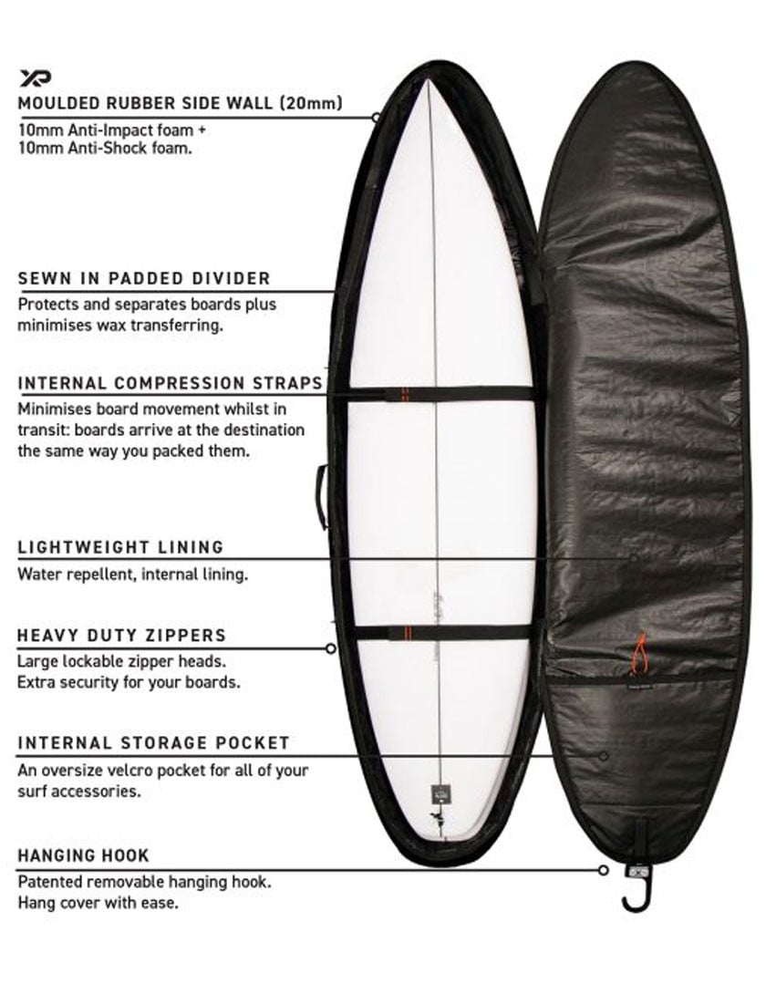 Ocean & Earth Hypa 10mm Double Shortboard Bag