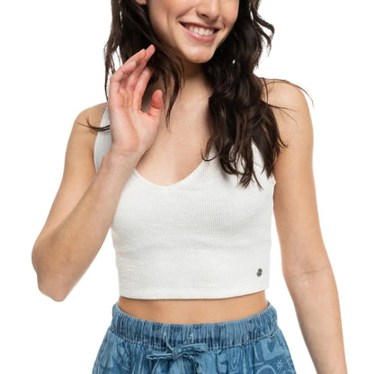 Roxy Please Come Back Tank Top - Snow White