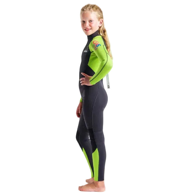 C-Skins Element 3/2mm Kids Wetsuit 2026 - Anthracite / Lime