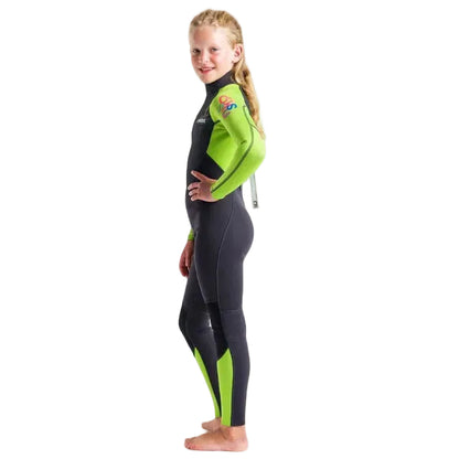 C-Skins Element 3/2mm Kids Wetsuit 2026 - Anthracite / Lime