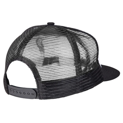 Santa Cruz Classic Dot Mesh Cap in White/Black