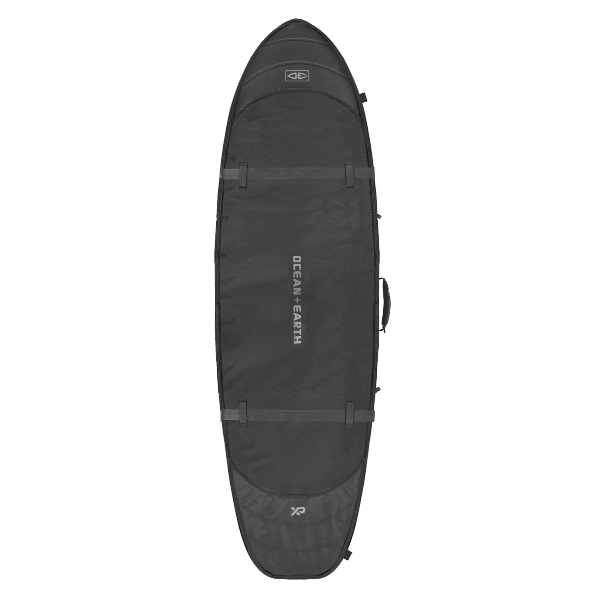 Ocean & Earth Hypa 10mm Fish / Short Wheeled 4 Board Bag - Black