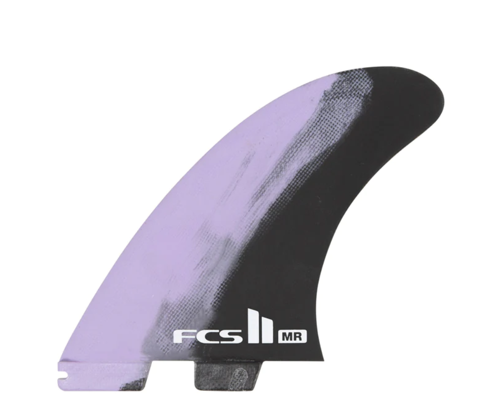 FCS II Mark Richards XL Neo Glass Twin + Stabiliser Fins - Lavender/Black