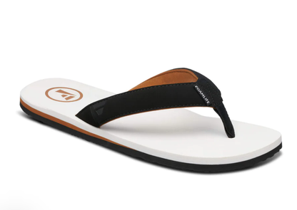 Foamlife Traa Sugar Cane Mens Flip Flops - White