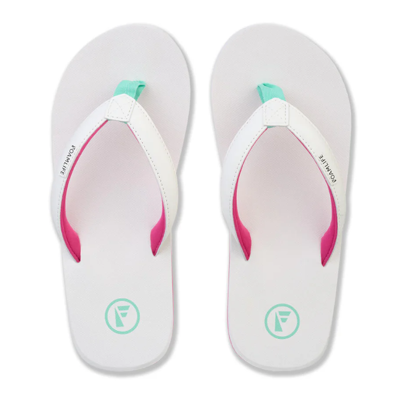 Foamlife Traa Women's Flip-Flops - White